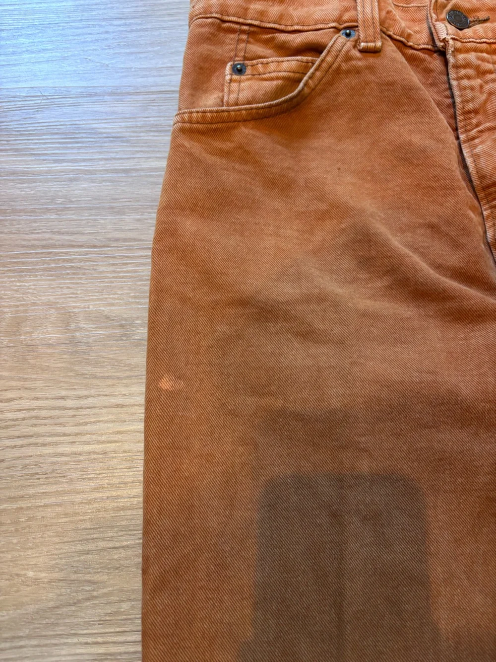 VTG Levi’s 550 Men’s 29x32 Jeans Burnt Orange Tab Relaxed Taper Distressed 90’s